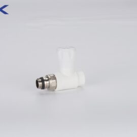 Adjustable water inlet radiator straight stop valve
