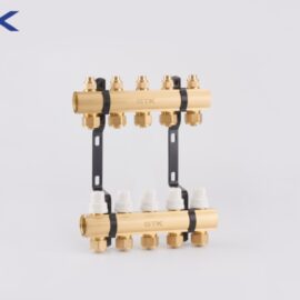 Self controlled integral profile type all copper water collector