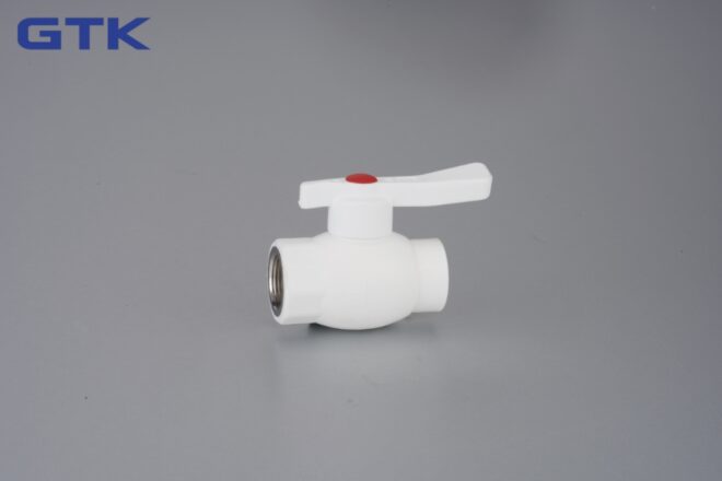 Double-port female thread ball valve