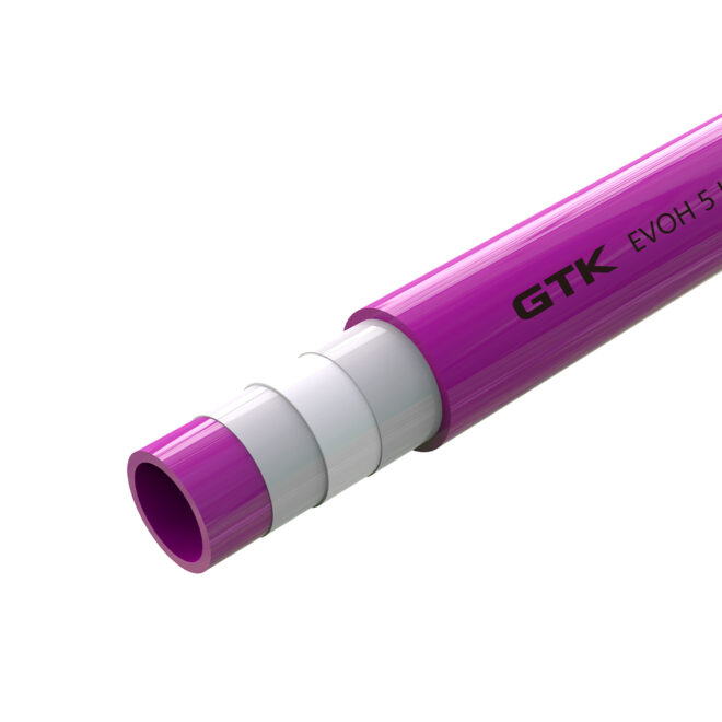 PERT / EVOH / PERT five-layer oxygen barrier composite coil pipe - Image 4
