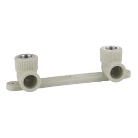 Double female elbow with tap connector