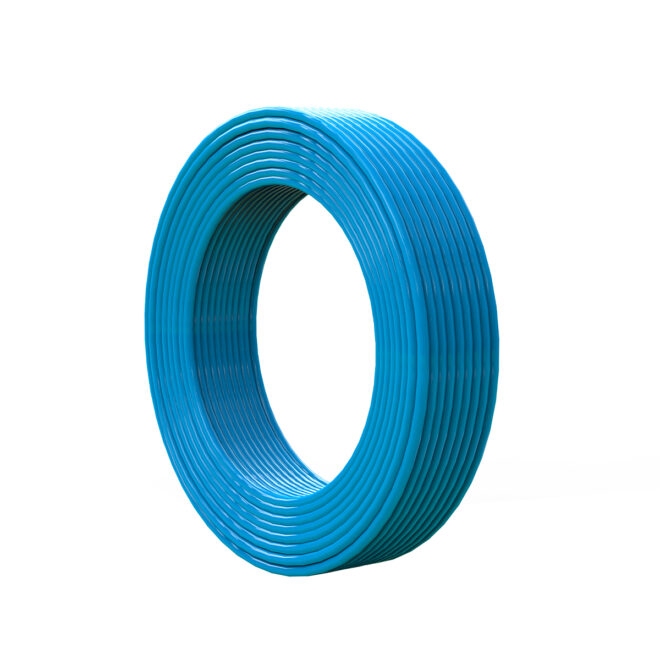 PERT / EVOH / PERT three-layer oxygen barrier composite coil