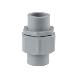 All-plastic double union adaptor