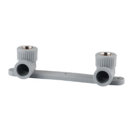 Double female elbow with tap connector