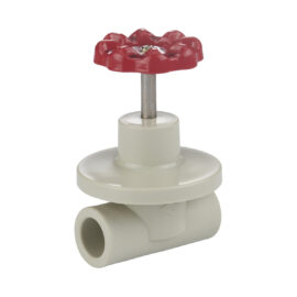 Stop valve with plastic decorative cover