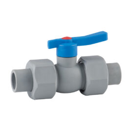 Ball valve(brass alloy ball)with union adaptor and two fusion ends
