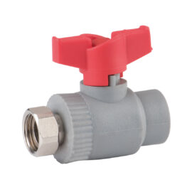 Straight ball valve (brass alloy ball)