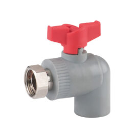 90º FT elbow ball valve (brass alloy ball)