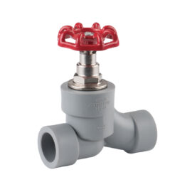Red hand wheel large flow stop valve
