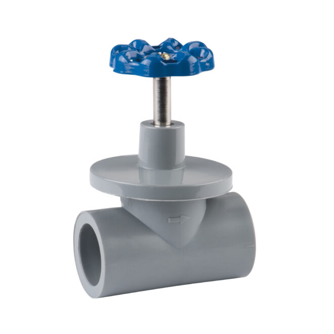 Stop valve with plastic decorative cover
