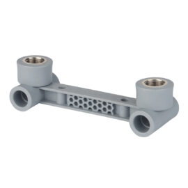 Double female elbow with tap connector