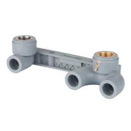 Mixed water faucet B, equal potential double-locking inner thread return elbow
