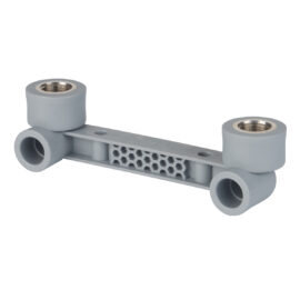 Double female elbow with tap connector