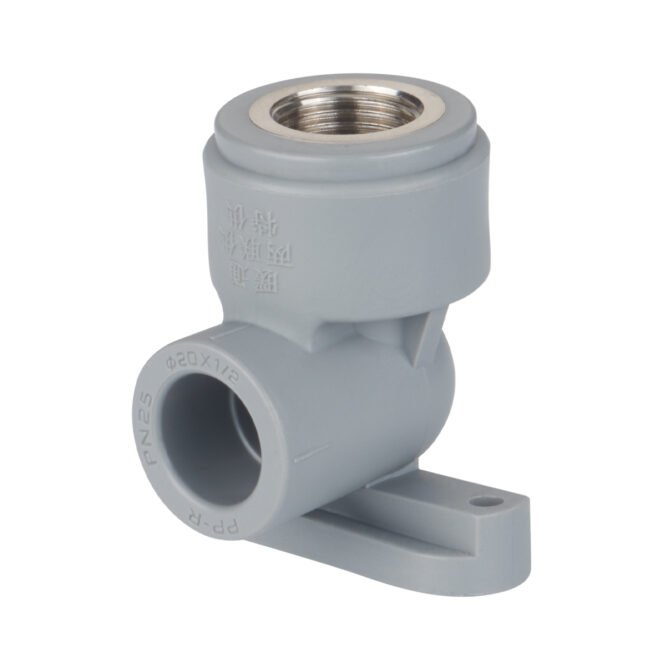 Slidding Internal thread elbow with feet
