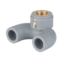 Plug-in type equipotential inner thread return elbow