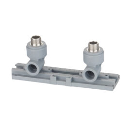 Adjustable double seat external thread