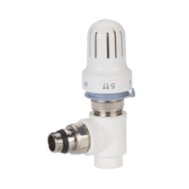 Automatic thermostatic valve for radiator angle stop valve