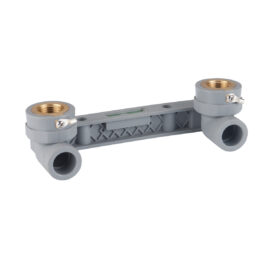 Mixed water faucet, equipotential double-locking inner thread bend with 1evel