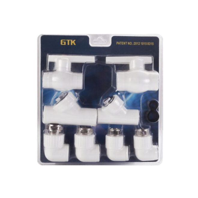 PP-R external set wall mounted stove assembly