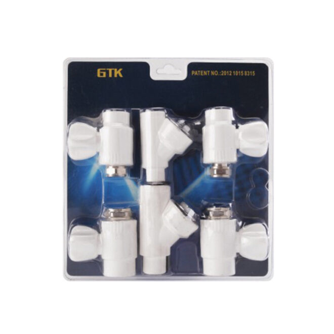 PP-R external set wall mounted stove assembly