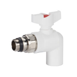 Hand-held radiator angle ball valve