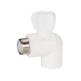 External angle stop valve