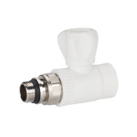 Hand wheel type radiator straight ball valve