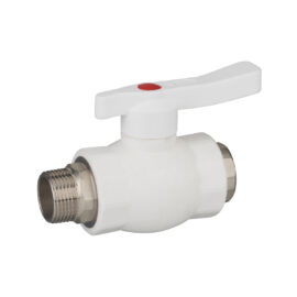 Female and male thread ball valve