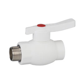 Male thread single-port ball valve