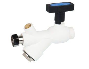 Filter Nut Ball Valve (With Pressure Gauge)