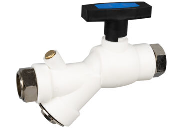 Double Union Filter Ball Valve (High Handle)for water tanks